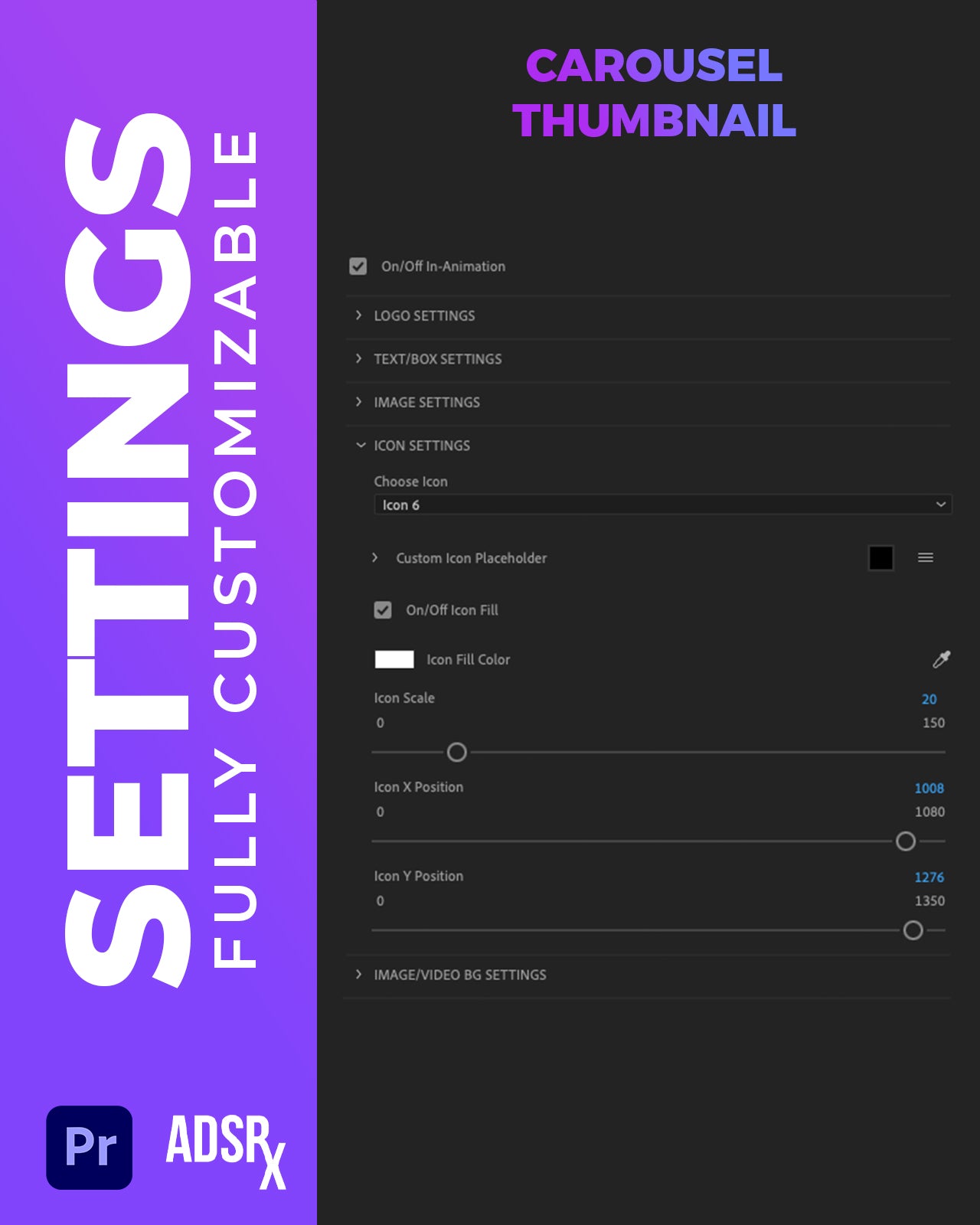 Carousel Thumbnail Template