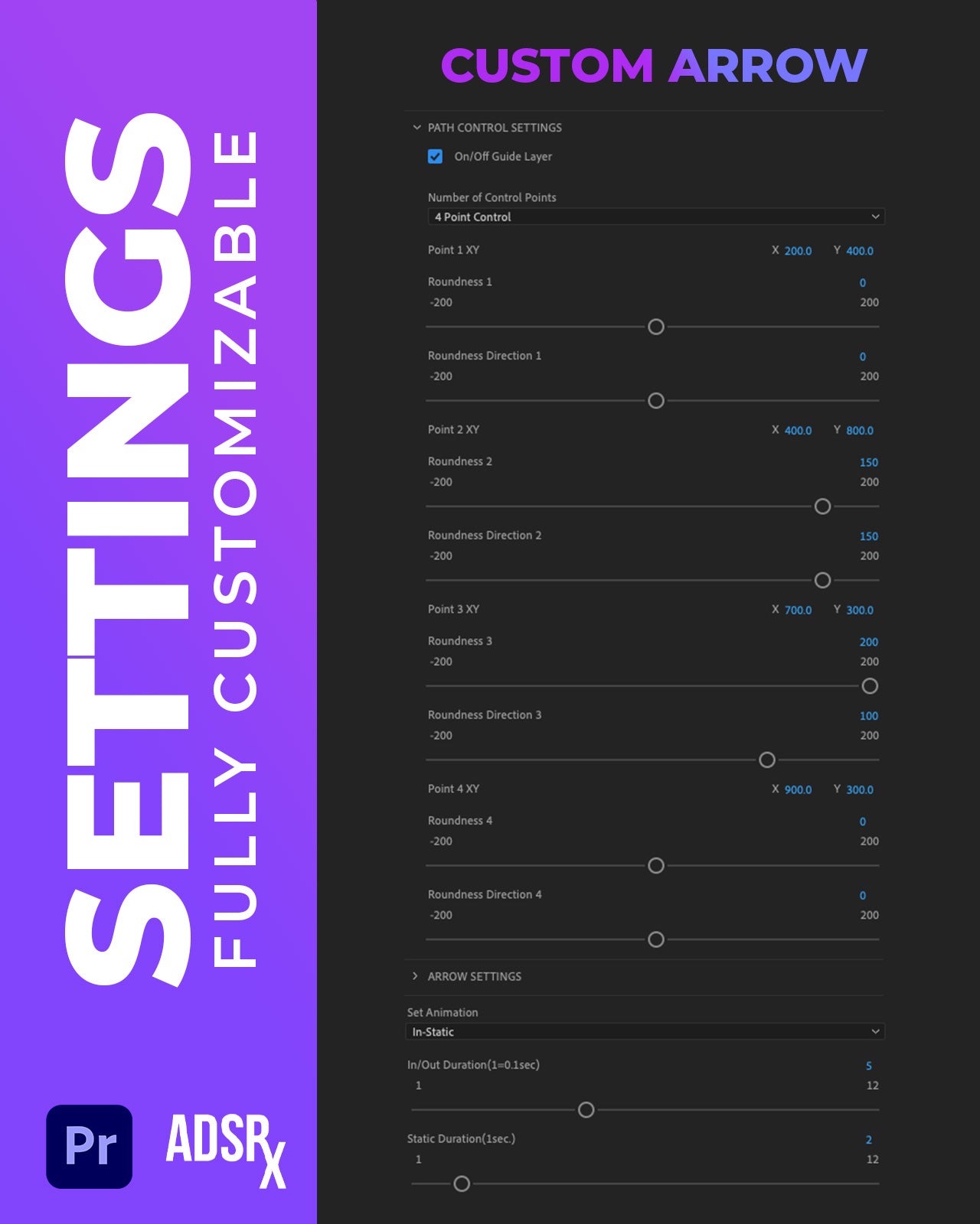 Customizable Animated Arrow Pack