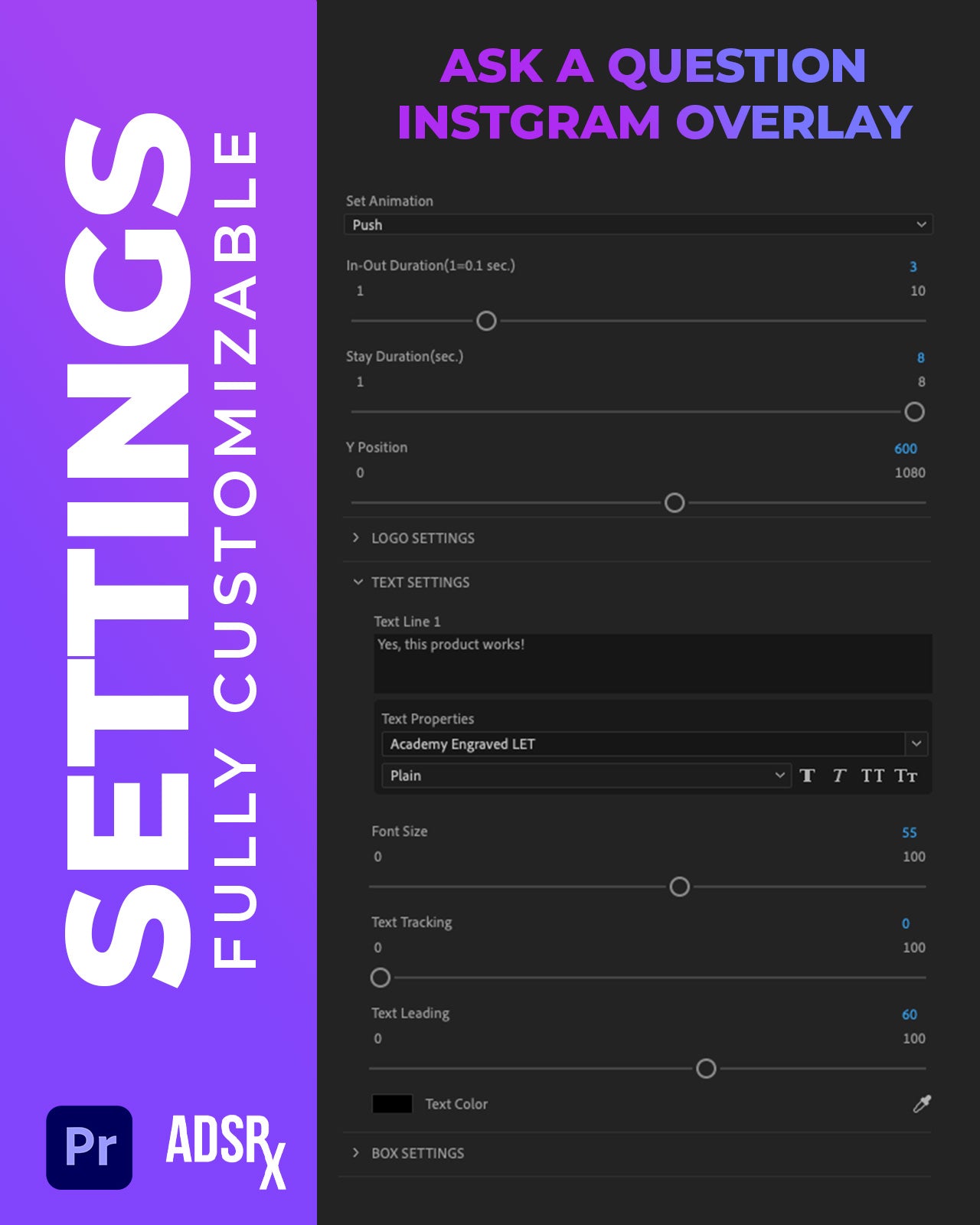 Ask Me A Question Social Overlay