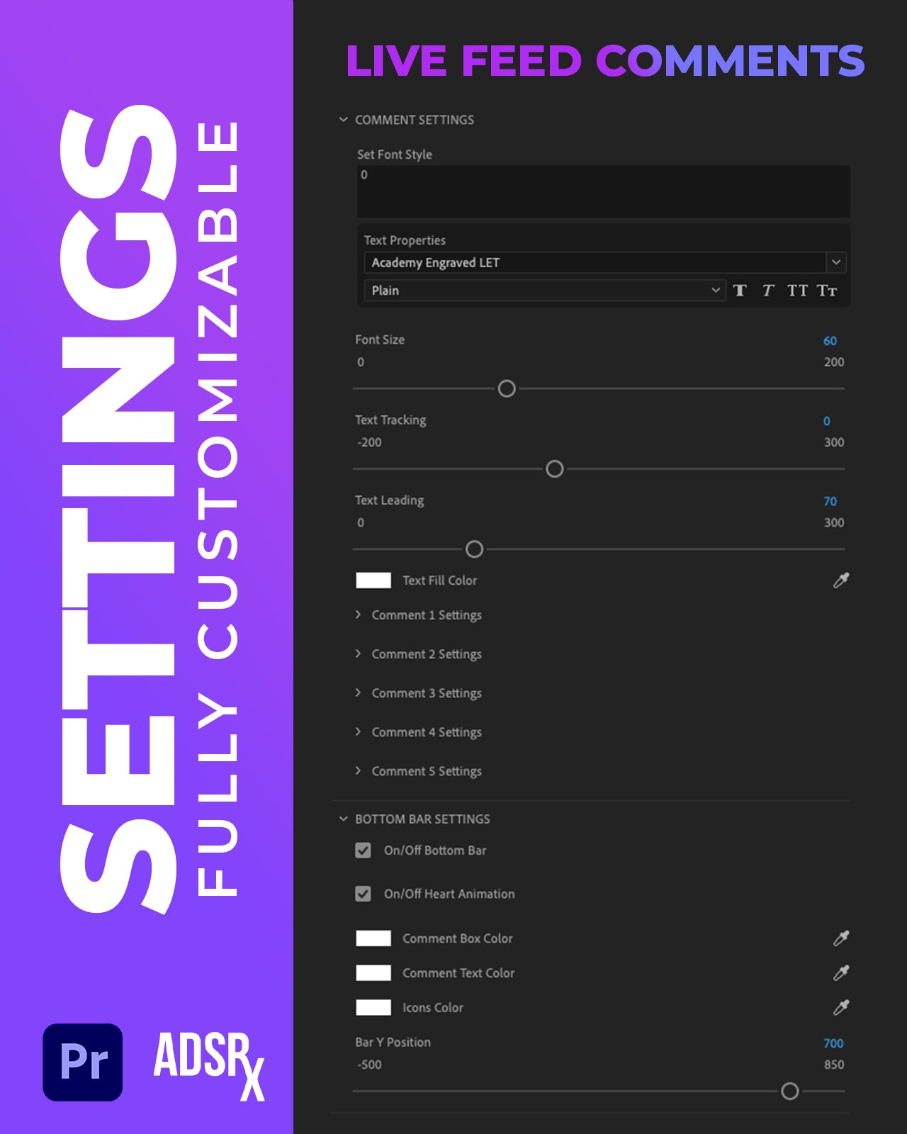 Live Comments Overlay
