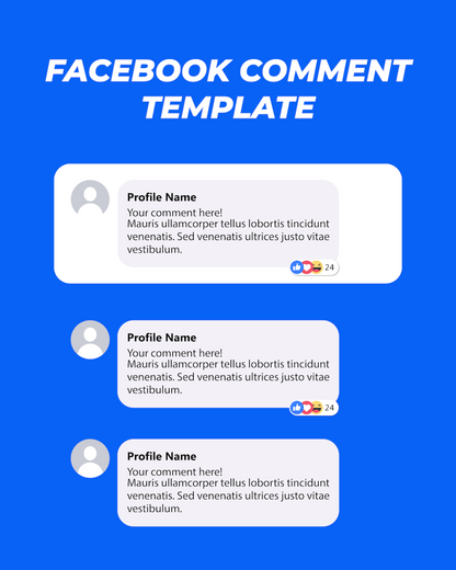 Social Proof Comment Collage & Facebook Comment