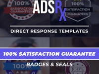 100% Satisfaction Guaranteed Badges & Seals