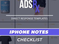 iPhone Notes Checklist